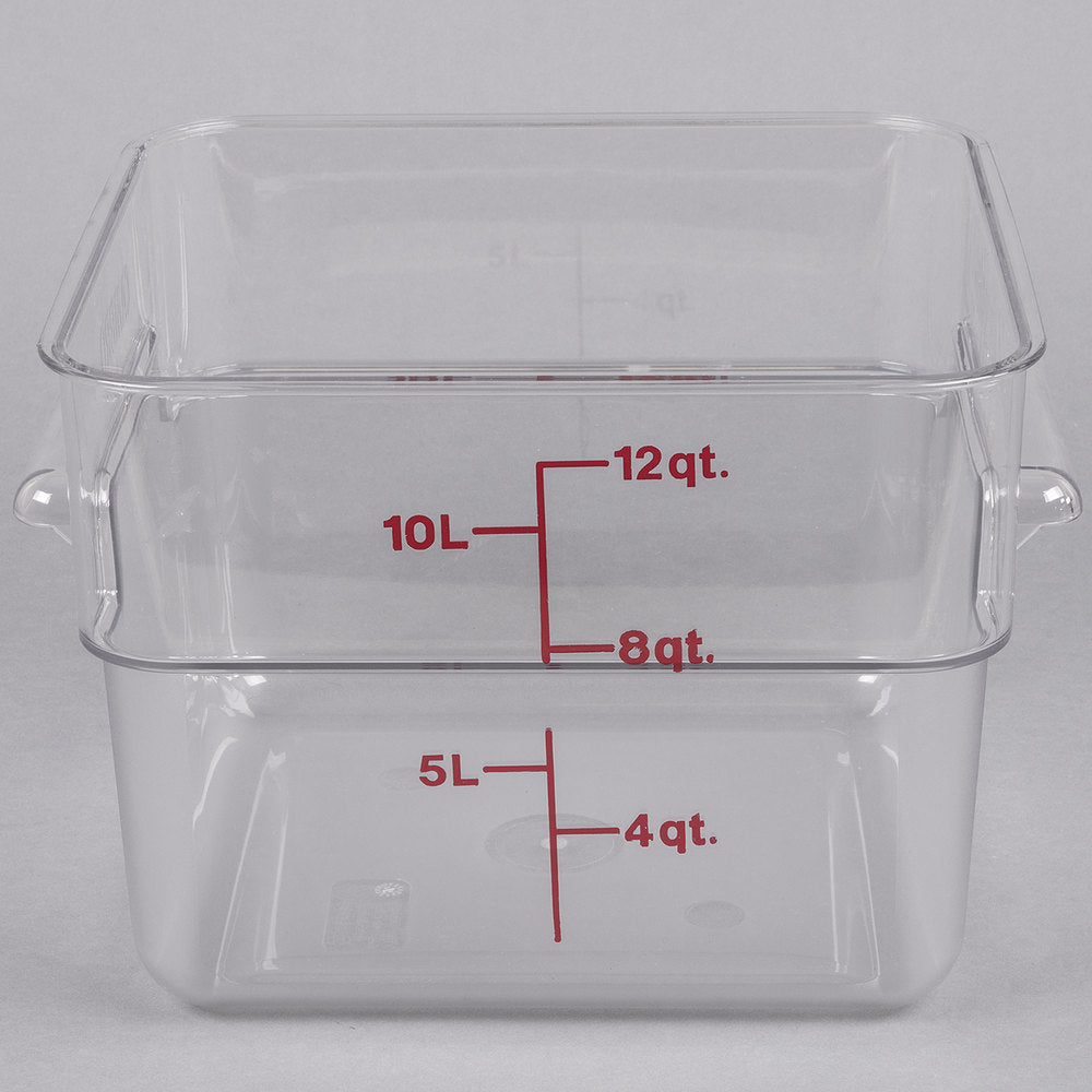 Cambro Square 12Qt Cw-Clrcw