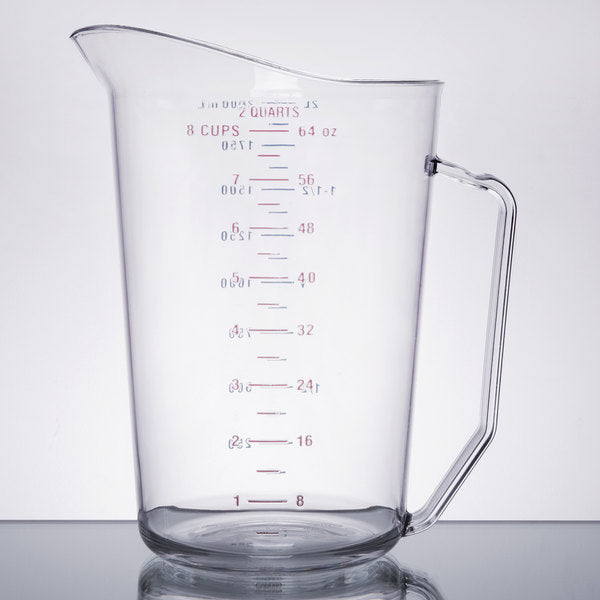 Cambro Measure Cup 2Qt-Clrcw