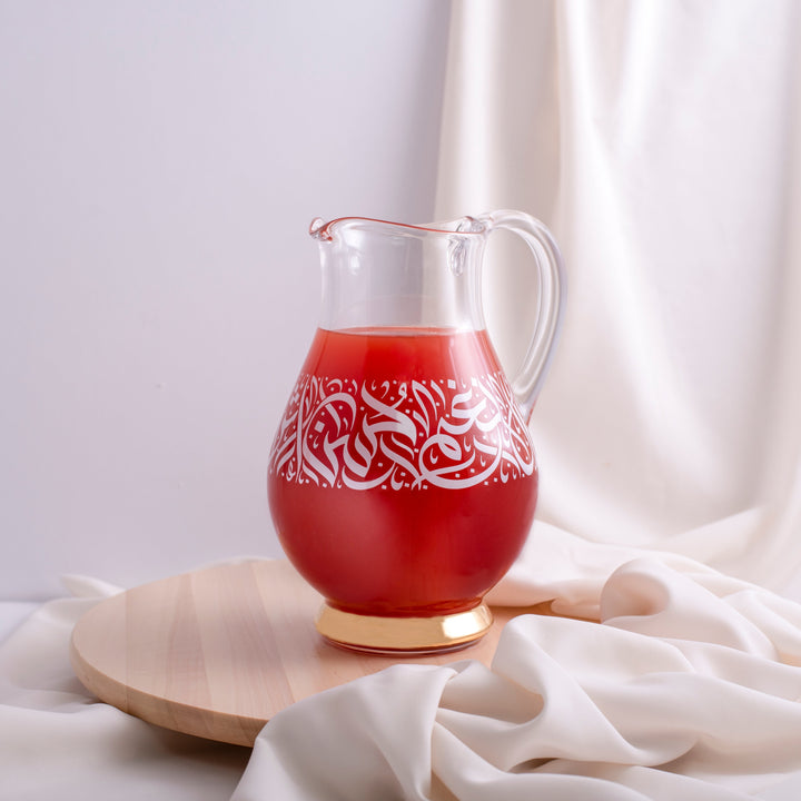 Dimlaj Nagham Crystal Jug (Gold & White)