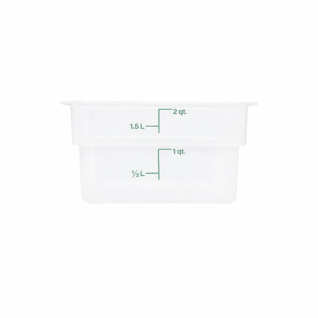Cambro Square 2Qt Tran-Trans