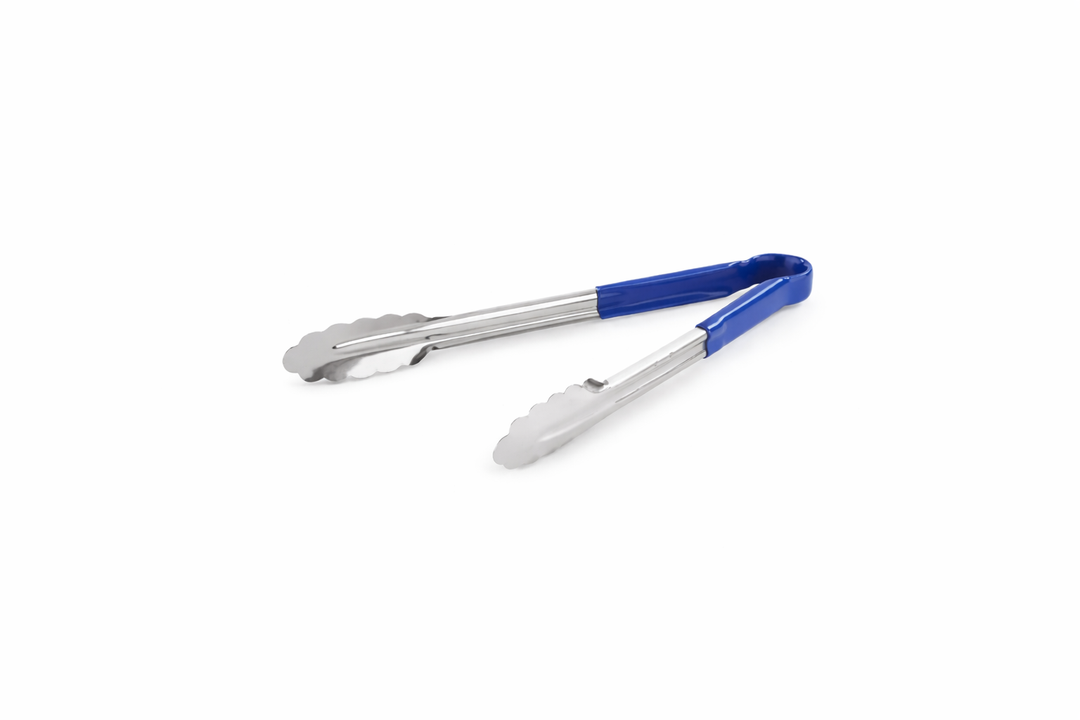 Pujadas Stainless Steel Tong With Plastic Blue Handle 30Cm