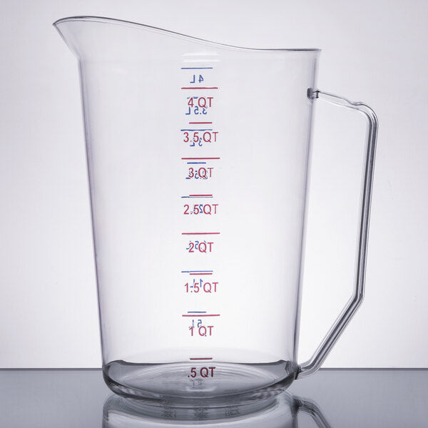 Cambro Measure Cup 4Qt-Clrcw