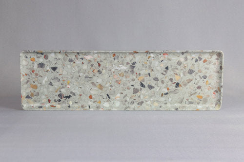 Efay Melamine Terrazzo Platter Thin 2/4 Baker - Premium Platters from Efay - Just $45! 
