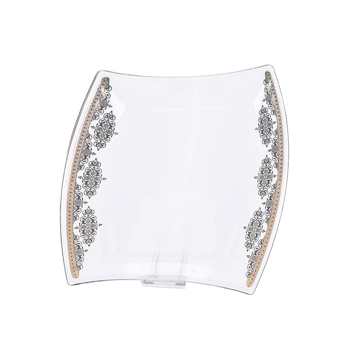 Dimlaj Rayhan Large Serving Plate (Gold & Black)