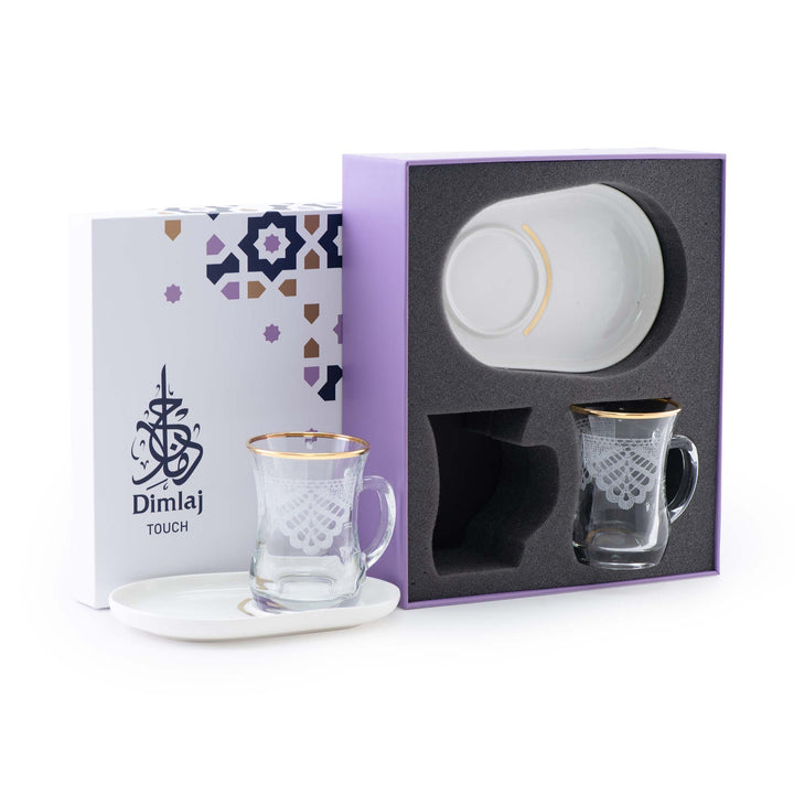 Touch Mood Set Of 4 Pcs Mugs and Saucers