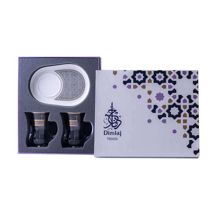 Touch Minerva Set Of 4 Pcs Mugs and Saucers