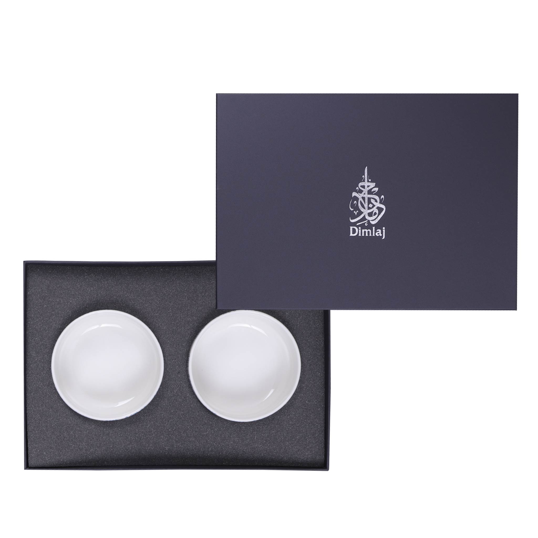 Dimlaj Asala Set of 2 Pcs Serving Bowls (Gold & Green) - Premium Serving Bowls from Asala By Dimlaj - Just $190! 