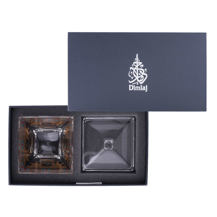 Dimlaj Suroor Serving Bowl and Lid (Gold)