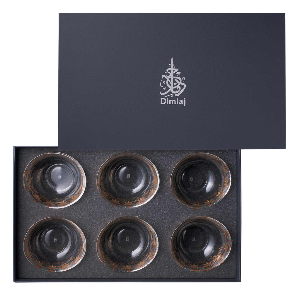 Dimlaj Suroor Set of 6 Pcs Small Serving Bowls (Gold) - Premium Serving Bowls from Suroor By Dimlaj - Just $265! 