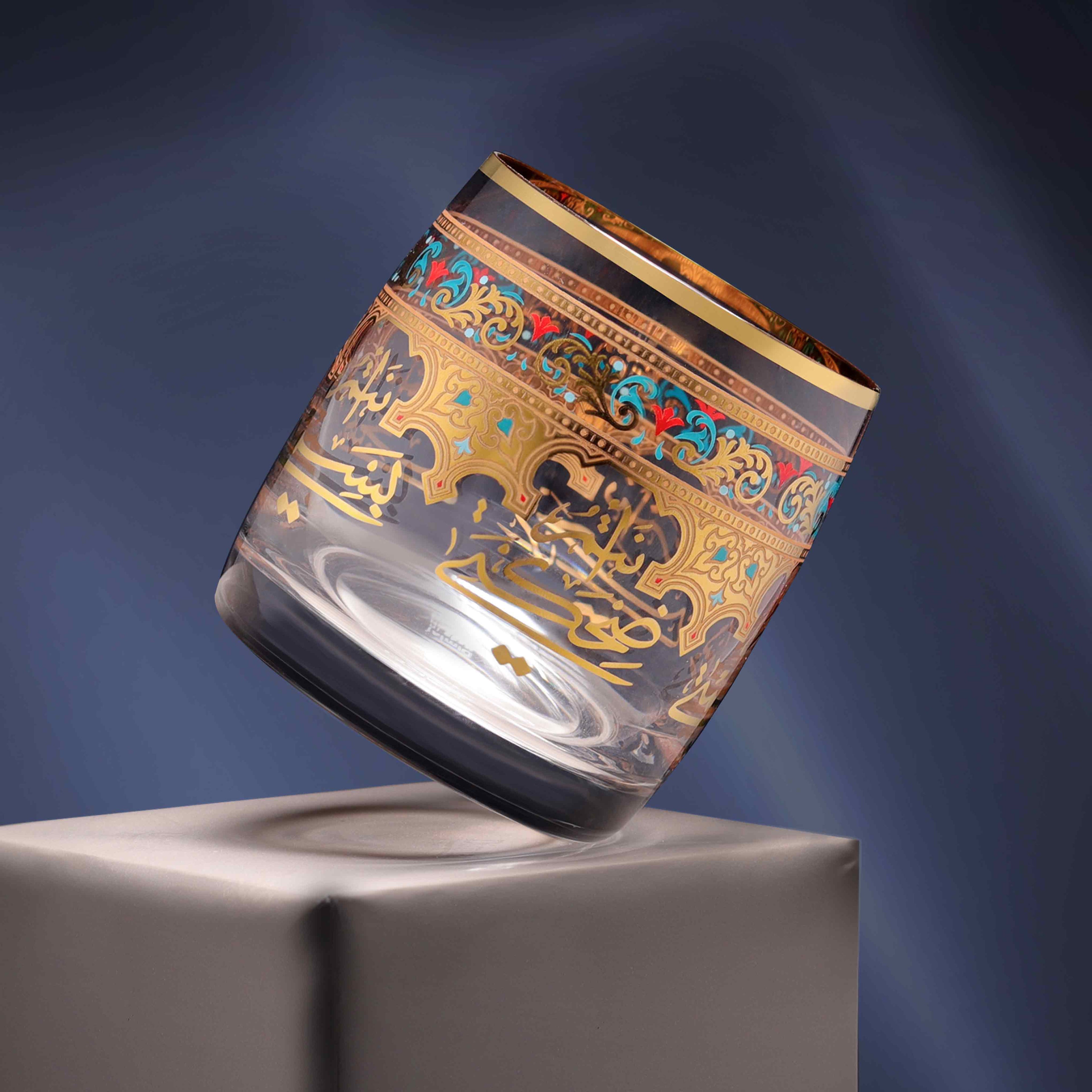 Dimlaj Suroor Set of 6 Pcs Short Tumblers (Gold) - Premium Short Tumblers from Suroor By Dimlaj - Just $315! 