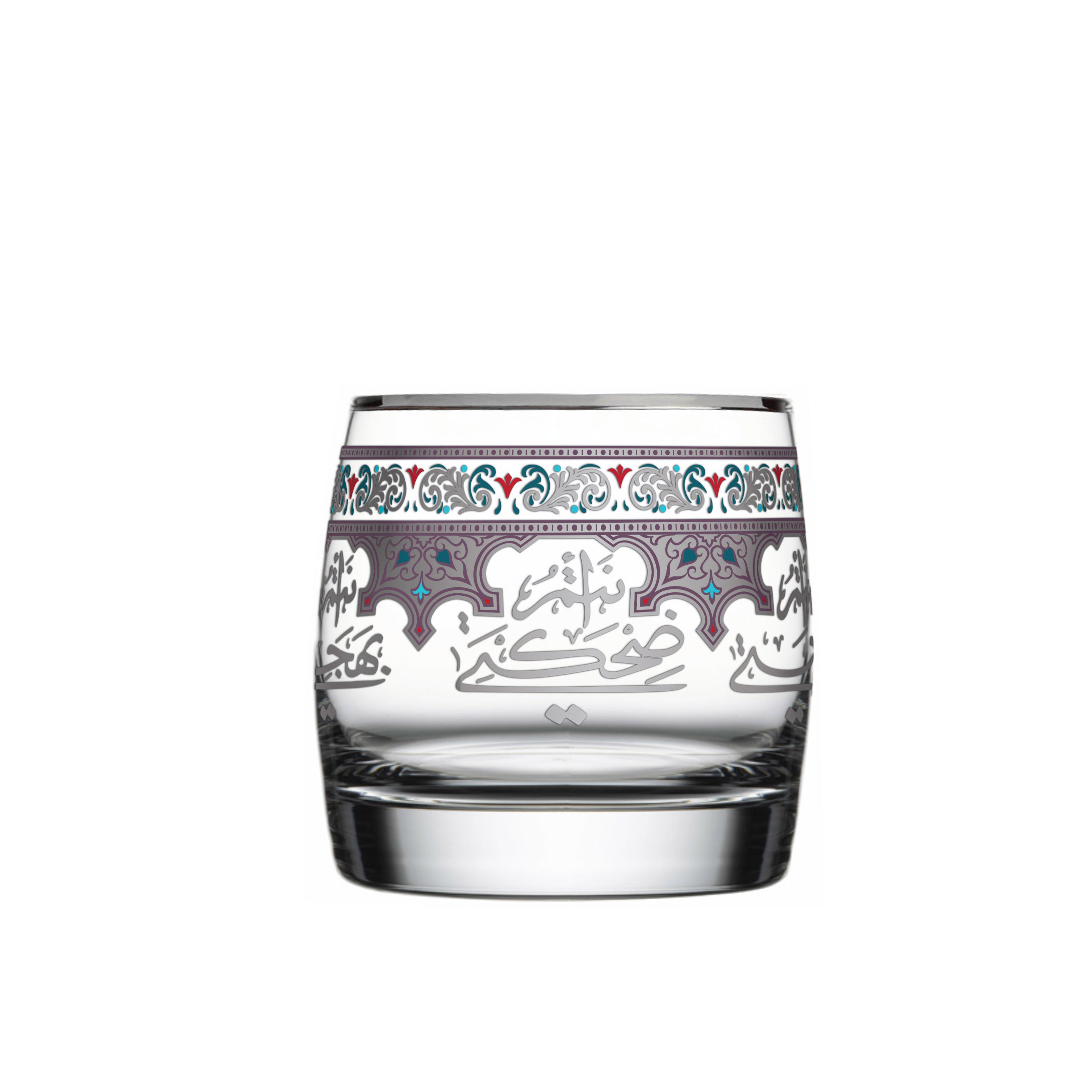 Dimlaj Suroor Set of 6 Pcs Short Tumblers (Platinum) - Premium Short Tumblers from Suroor By Dimlaj - Just $315! 