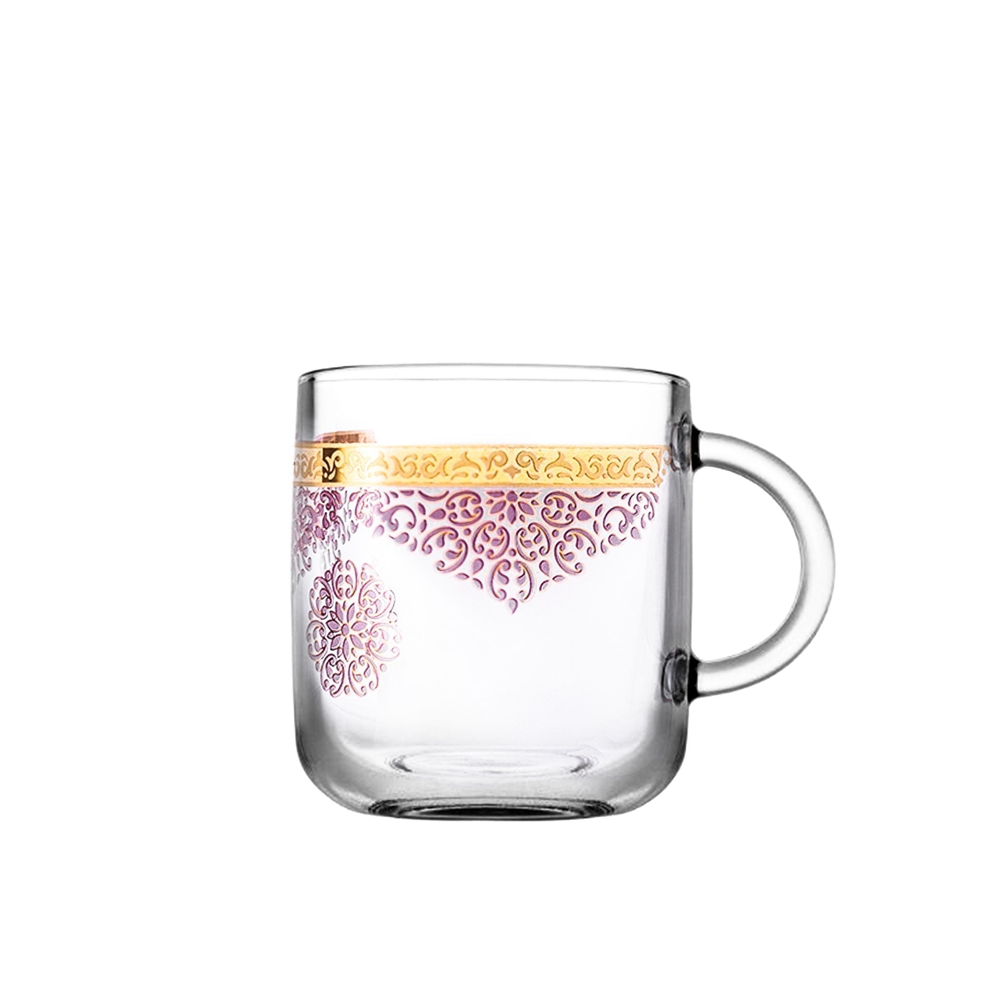 Dimlaj Selena Set of 6 Pcs Mugs (Gold & Pink) - Premium Mugs from Selena By Dimlaj - Just $128! 