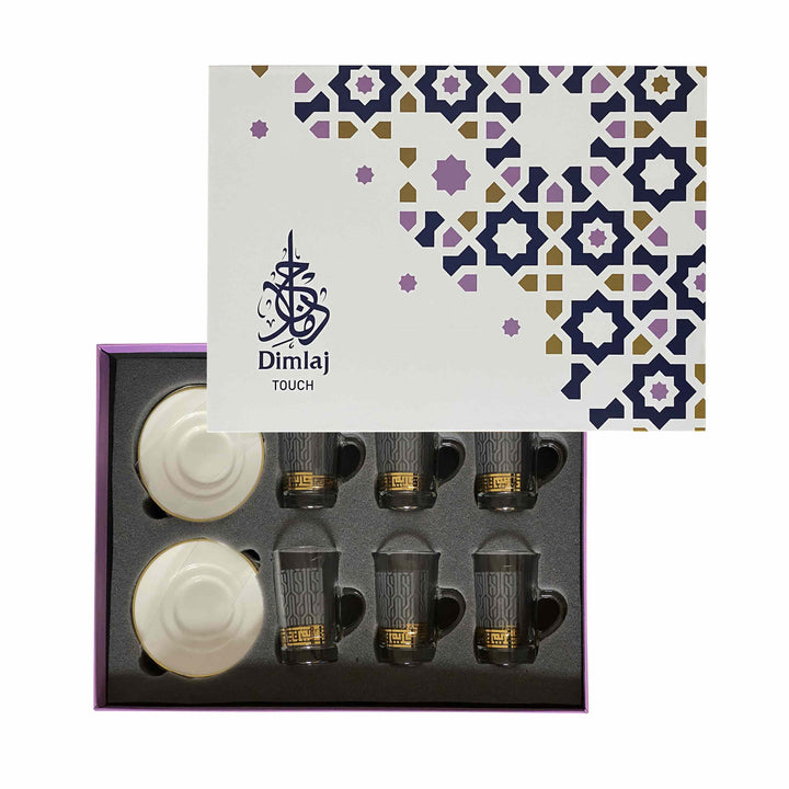 Touch Alexander Set Of 6 Pcs Tea Cups and Saucers