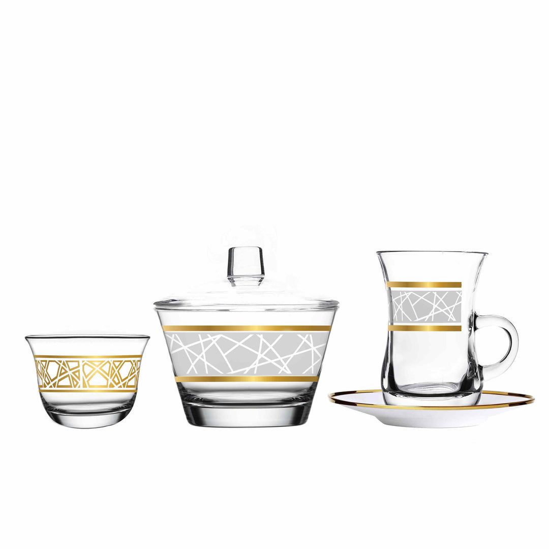 Touch Elena Set of 20 Pcs Assorted Serveware