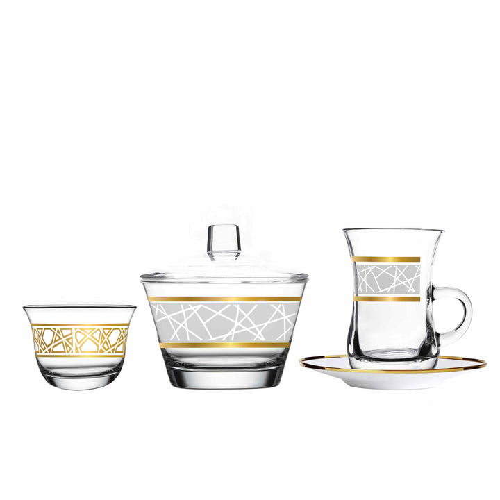 Touch Elena Set of 20 Pcs Assorted Serveware