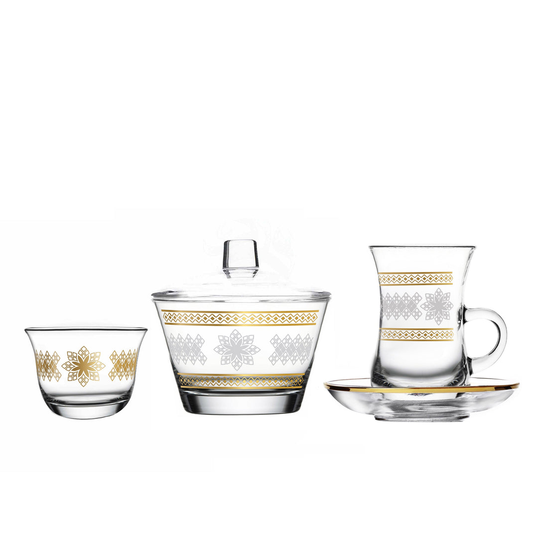 Touch Essence Set of 20 Pcs Assorted Serveware