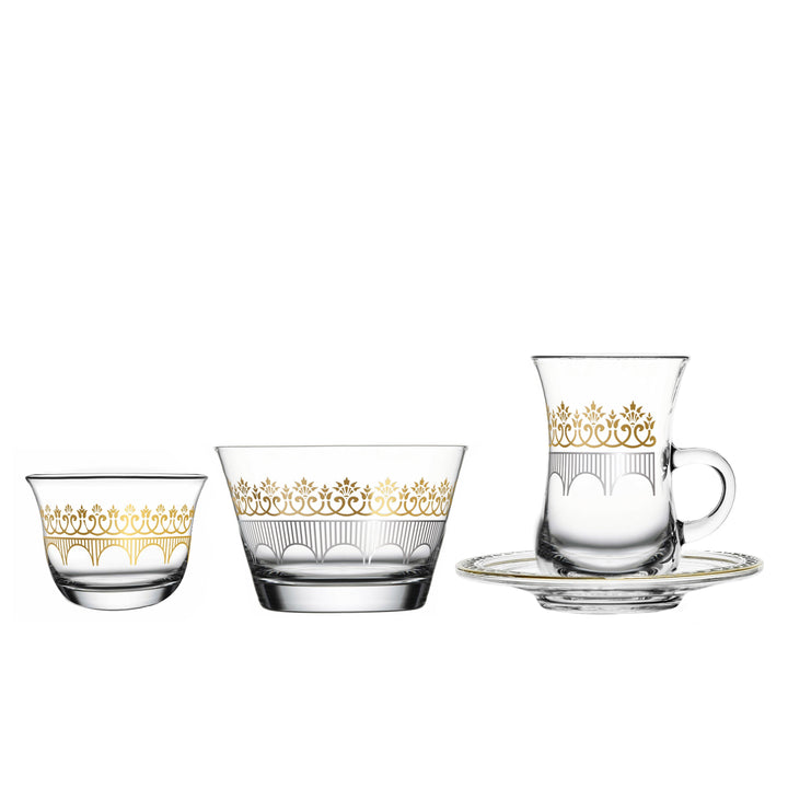 Touch Grace Set of 19 Pcs Assorted Serveware