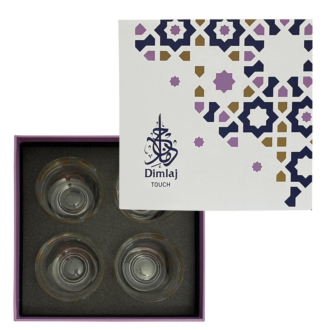 Touch Crest Set Of 4 Pcs Ice-cream Cups