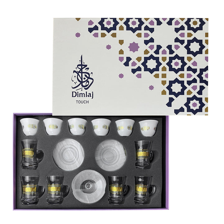 Touch Kenar Set of 20 Pcs Assorted Serveware