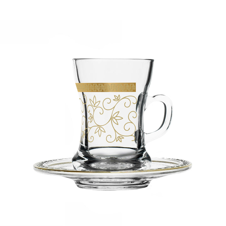 Touch Tendri Set Of 6 Pcs Tea Cups and Saucers