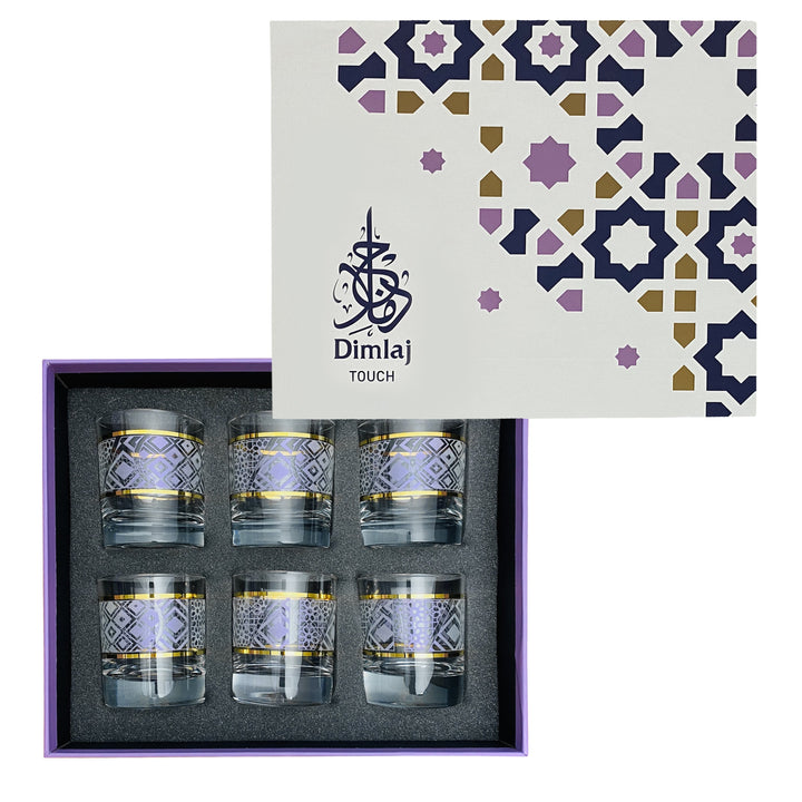 Touch Retro Set Of 6 Pcs Short Tumblers