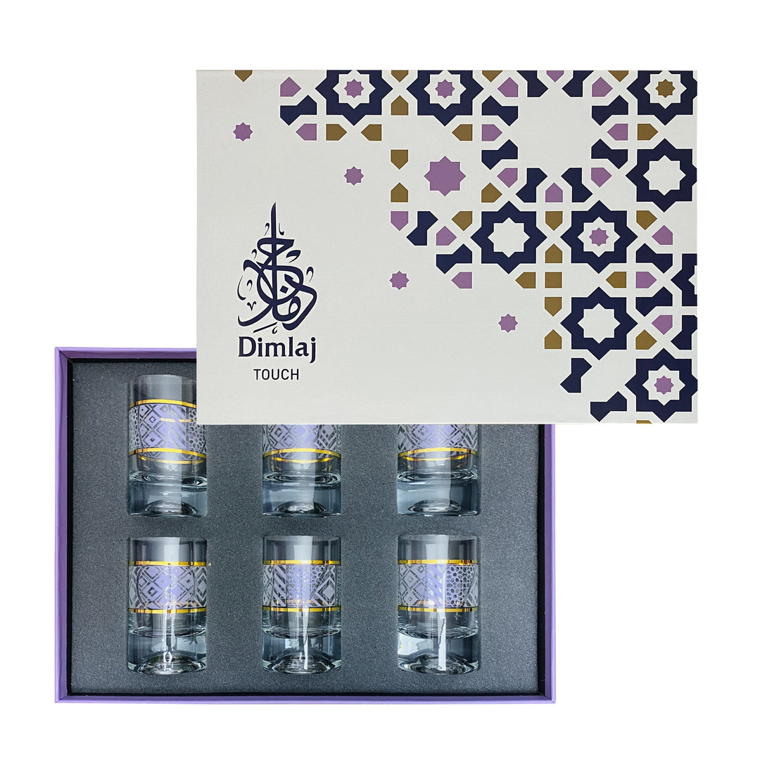 Touch Retro Set Of 6 Pcs Tumblers