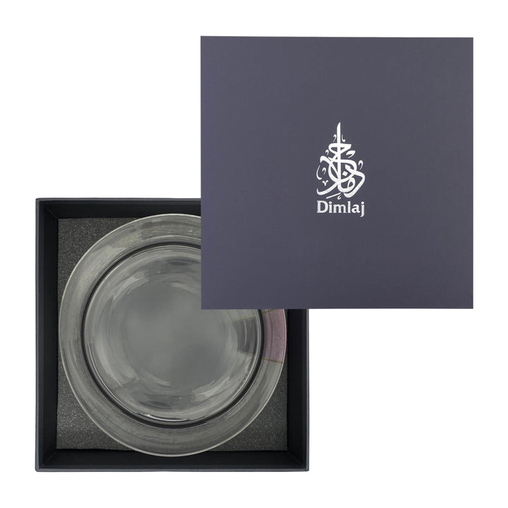 Dimlaj Nagham Serving Bowl (Gold & Pink)