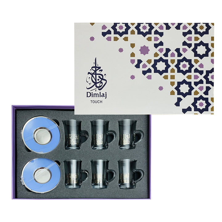 Touch Spirit Set Of 6 Pcs Tea Cups and Saucers