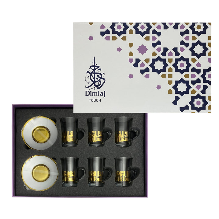 Touch Spirit Set Of 6 Pcs Tea Cups and Saucers