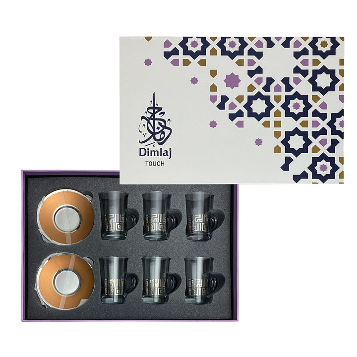 Touch Spirit Set Of 6 Pcs Tea Cups and Saucers