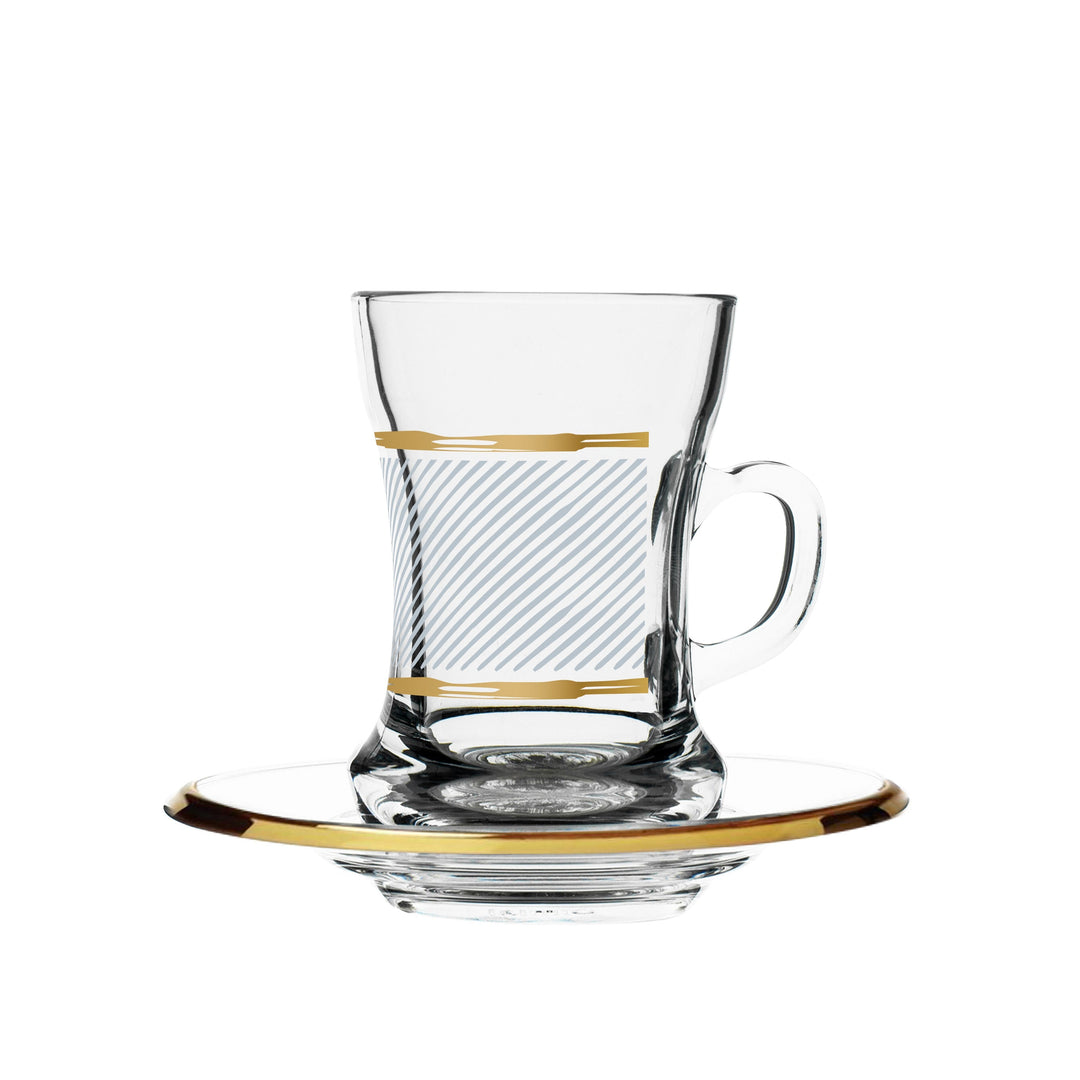 Touch Nirvana Set Of 6 Pcs Tea Cups and Saucers