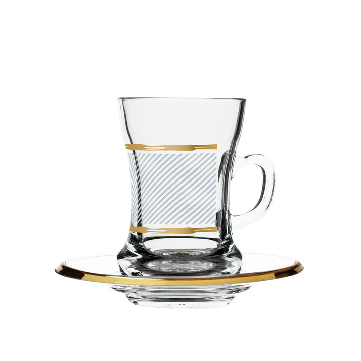 Touch Nirvana Set Of 6 Pcs Tea Cups and Saucers