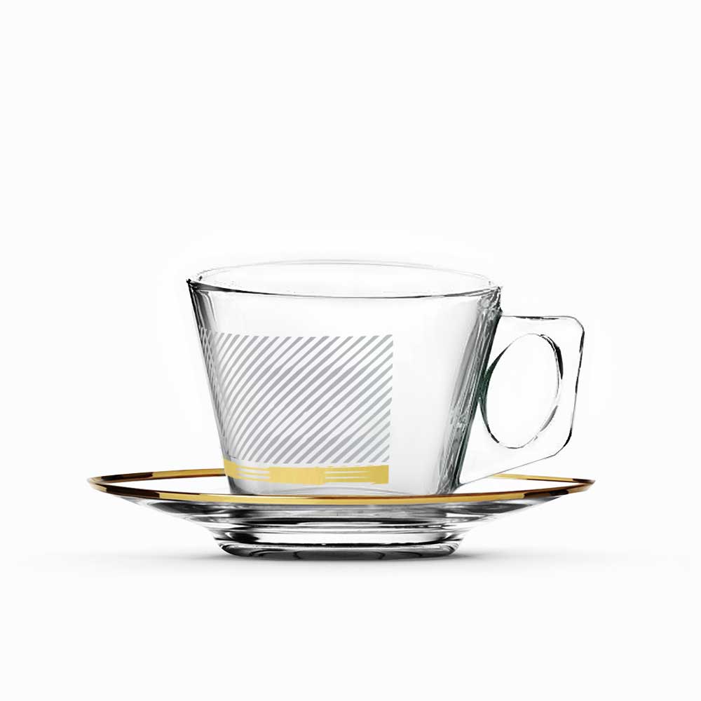 Touch Nirvana Set Of 6 Pcs Espresso Cups And Saucers