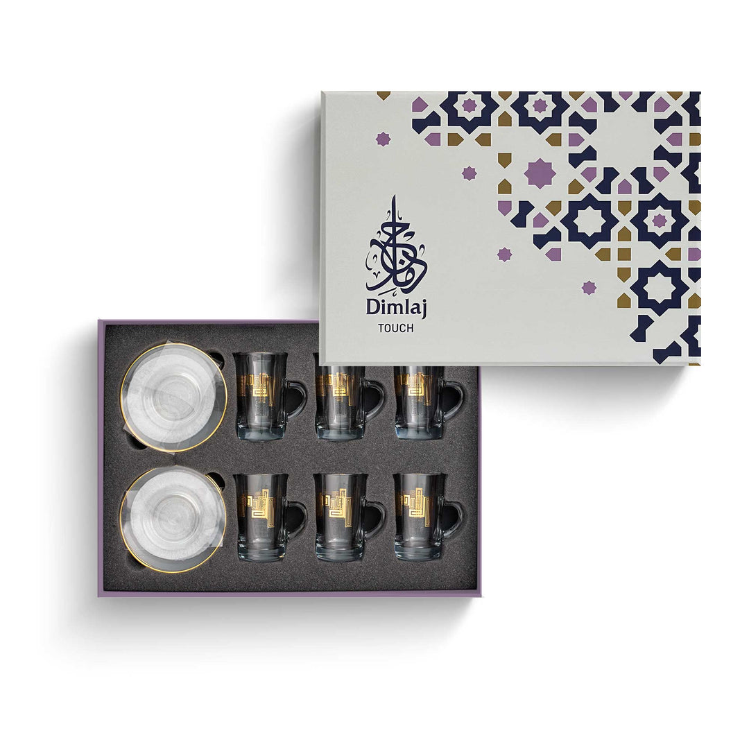 Touch Echo Set Of 6 Pcs Tea Cups and Saucers