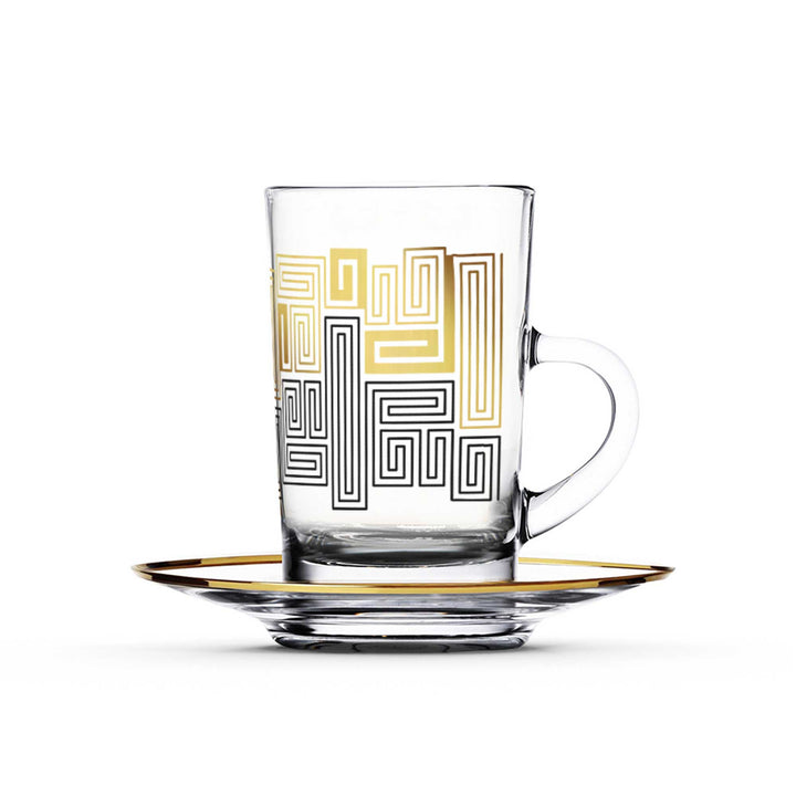 Touch Echo Set Of 6 Pcs Tea Cups and Saucers