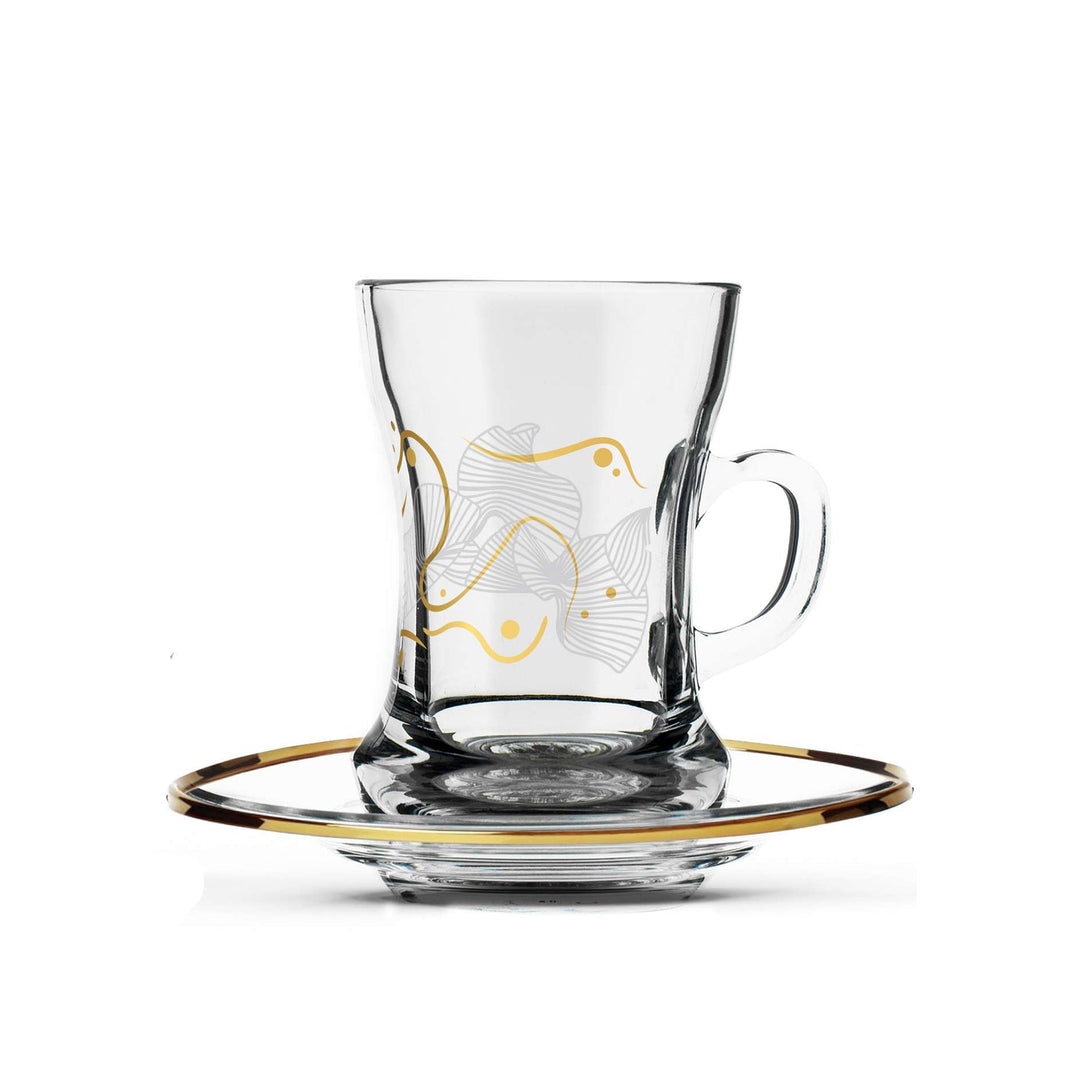 Touch Sky Set Of 6 Pcs Tea Cups and Saucers