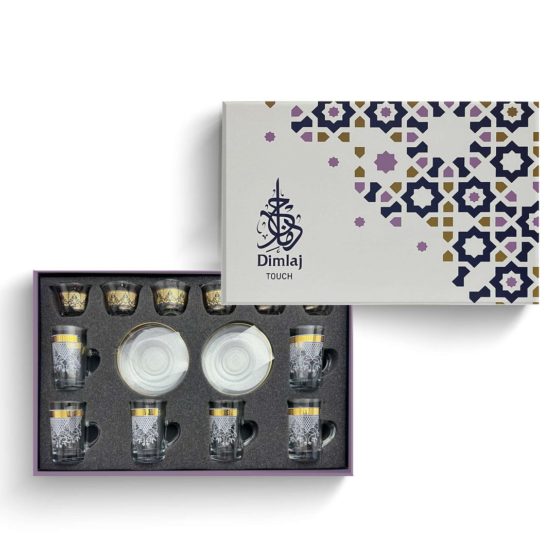 Touch Sitara Set of 18 Pcs Assorted Drinkware