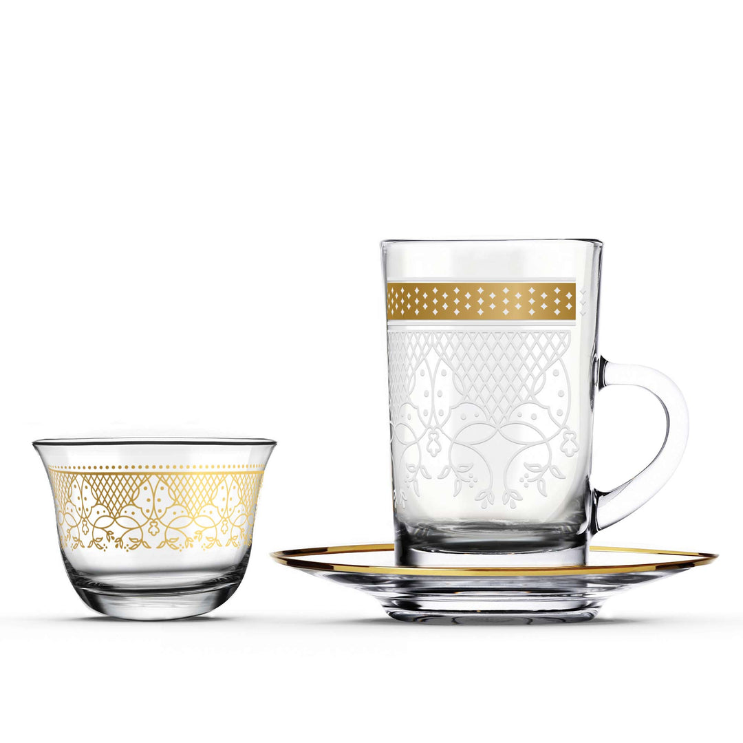 Touch Sitara Set of 18 Pcs Assorted Drinkware