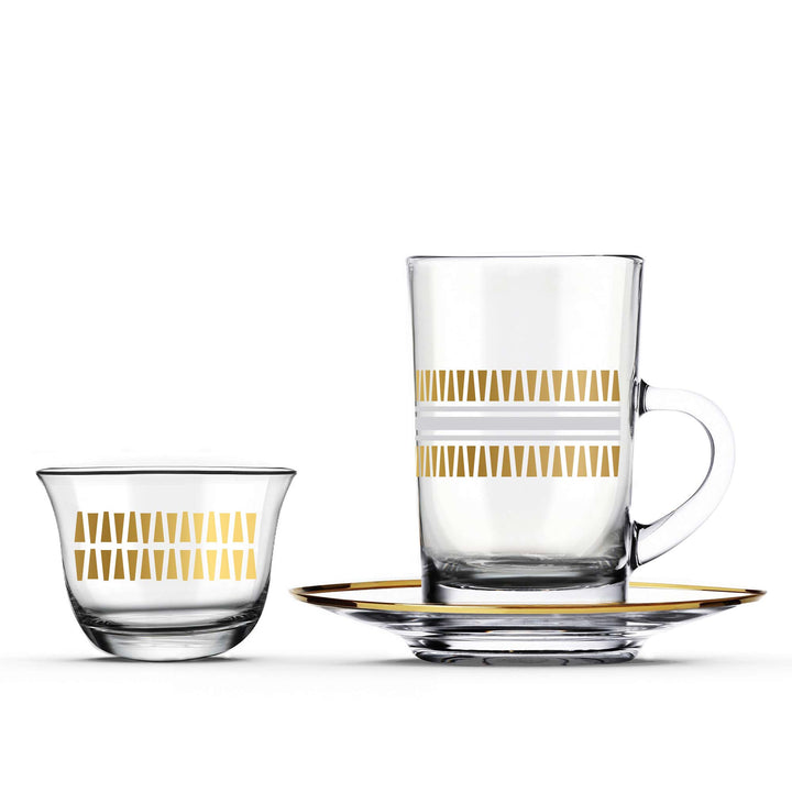 Touch Pure Set of 18 Pcs Assorted Drinkware