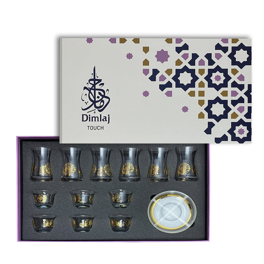 Touch Salam Set of 18 Pcs Assorted Drinkware