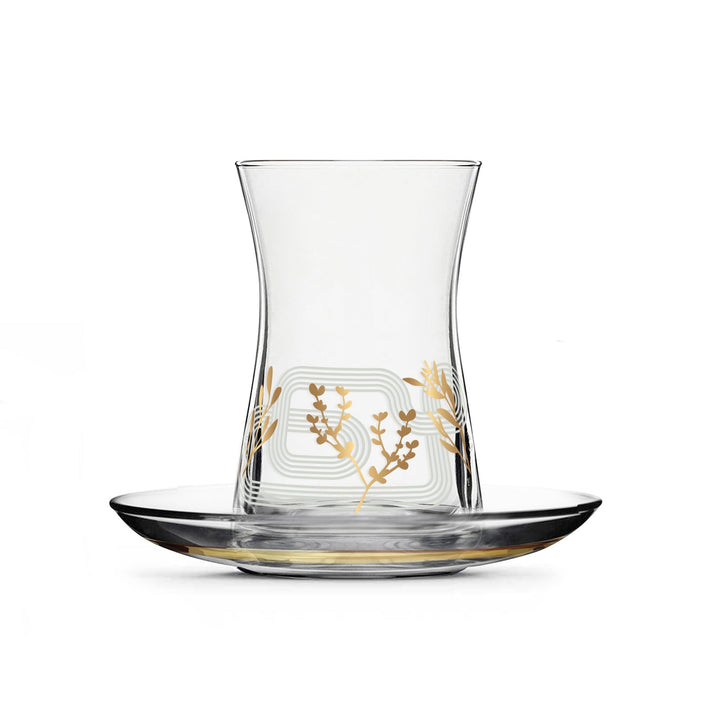 Touch Oliva Set Of 6 Pcs Tea Cups and Saucers