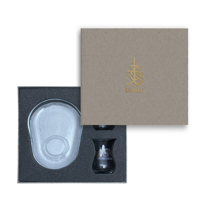 Touch Oliva Set Of 4 Pcs Mugs and Saucers