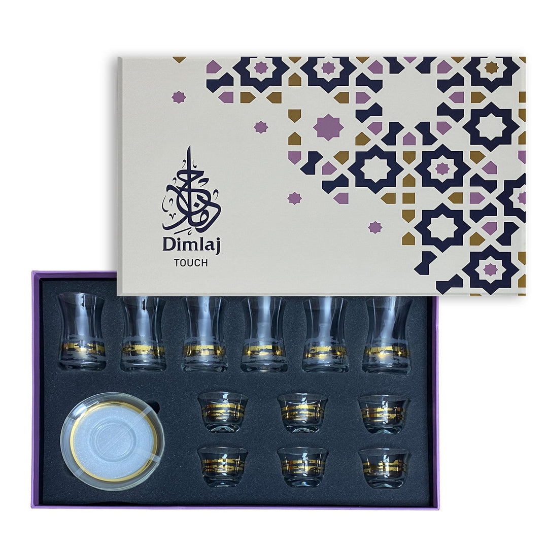 Touch Tinge Set of 18 Pcs Assorted Drinkware