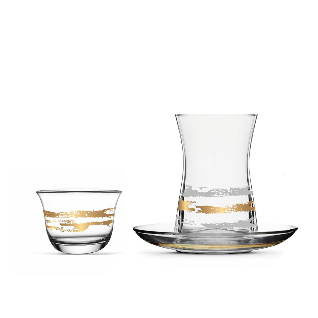 Touch Tinge Set of 18 Pcs Assorted Drinkware