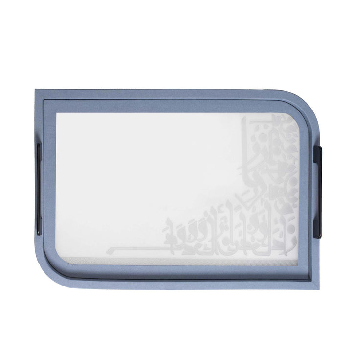 Dimlaj Wadoud Acrylic Serving Tray (Grayish Blue)