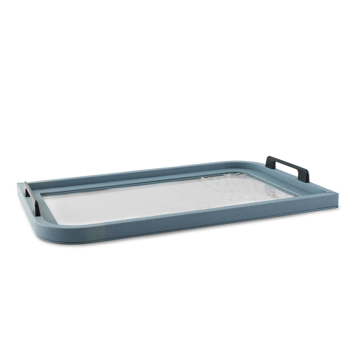 Dimlaj Wadoud Acrylic Serving Tray (Grayish Blue)