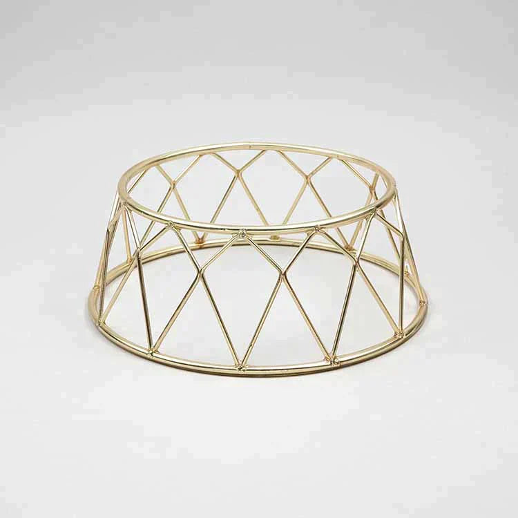 Efay Diamond Crown Stand 4" Golden - Premium Stands from Efay - Just $35! 