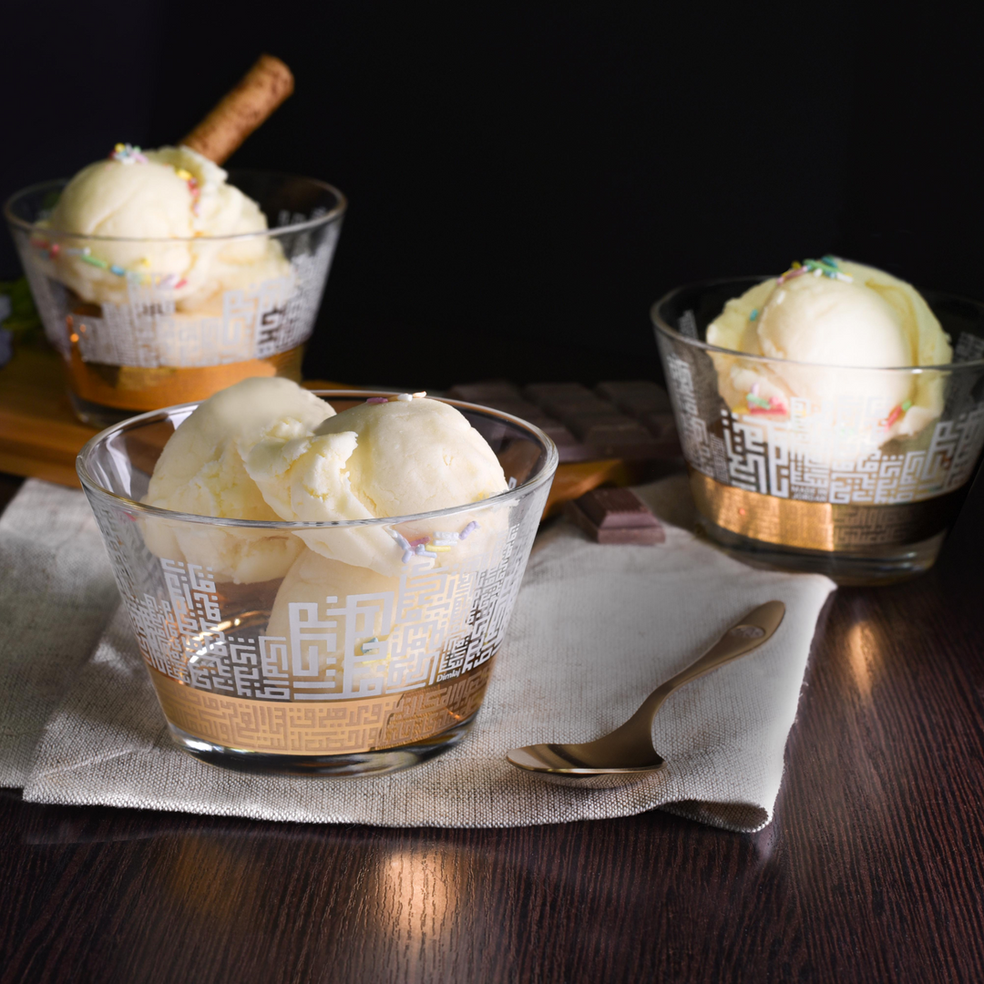 Dimlaj Abraj Set of 6 Pcs Serving Bowls (Gold)