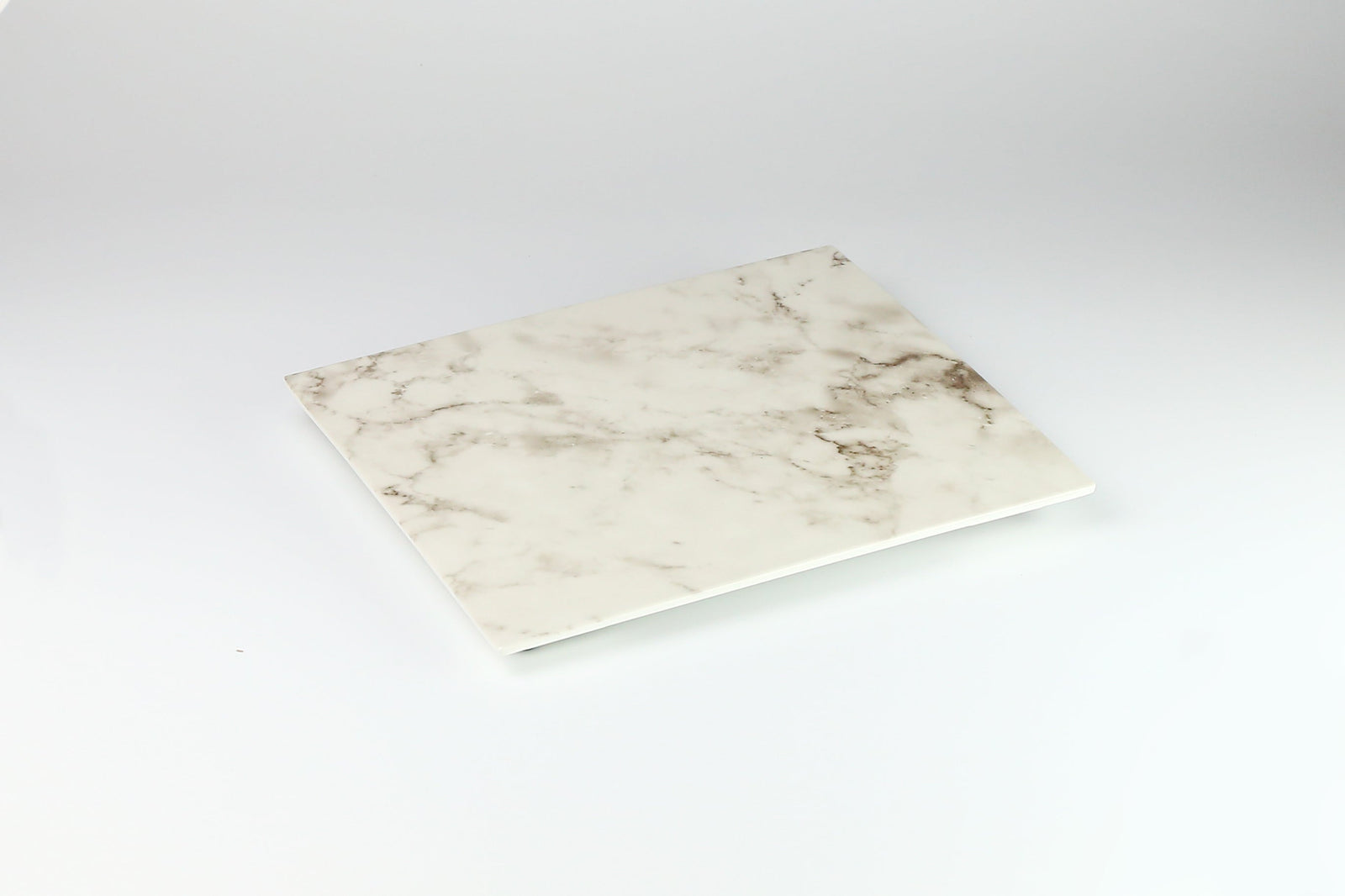 Efay Marble Carrara Footed Platter 1/2 Pure White - Premium Platters from Efay - Just $65! 