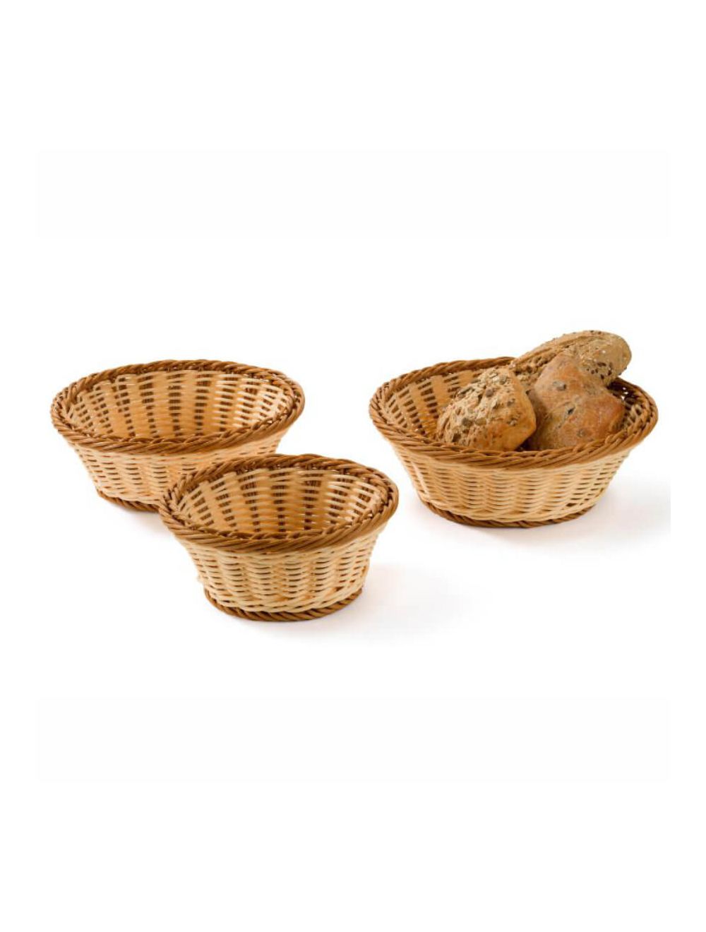 Pujadas Round Basket 23 Cm H 6 Cm